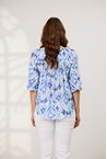 CASA TOP - aztec blue